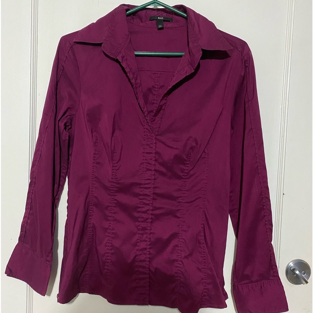 Hugo BossCotton Lycra Drees Shirt